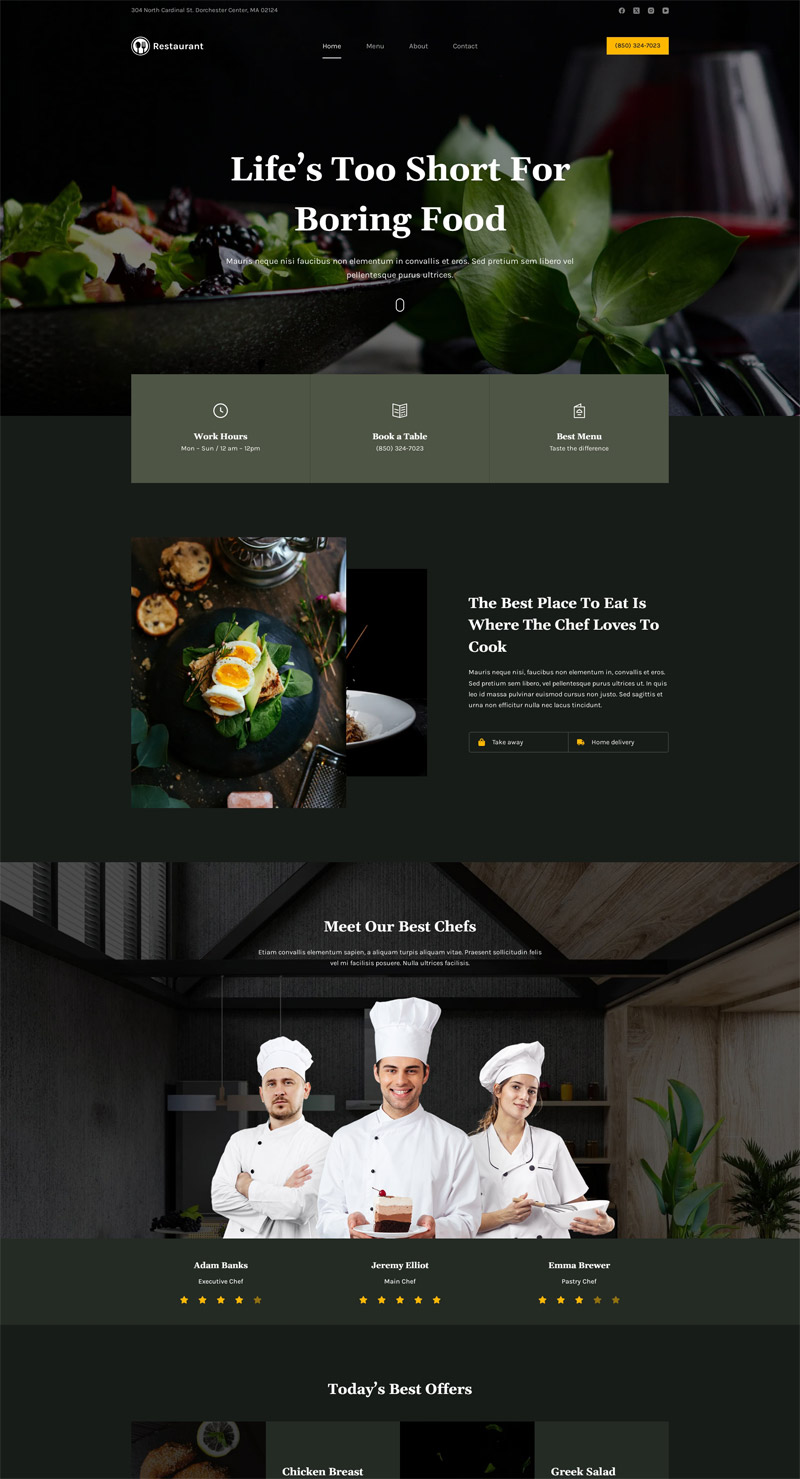 Blocksy-Restaurant