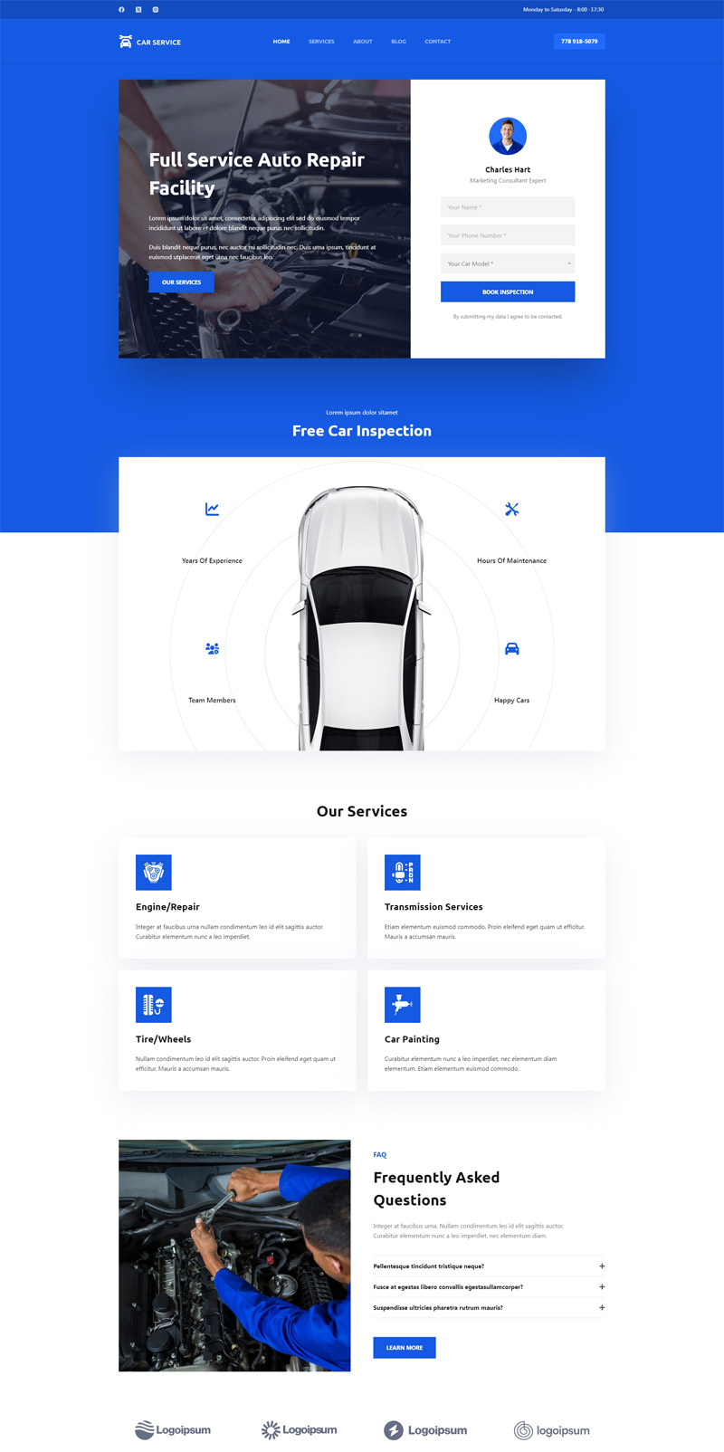 Blocksy-Car Service